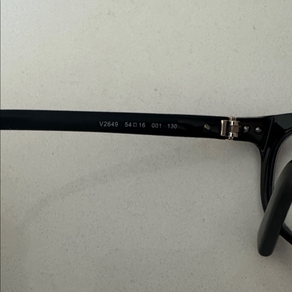 Valentino Women's Black Glasses with Case - Picture 8 of 8